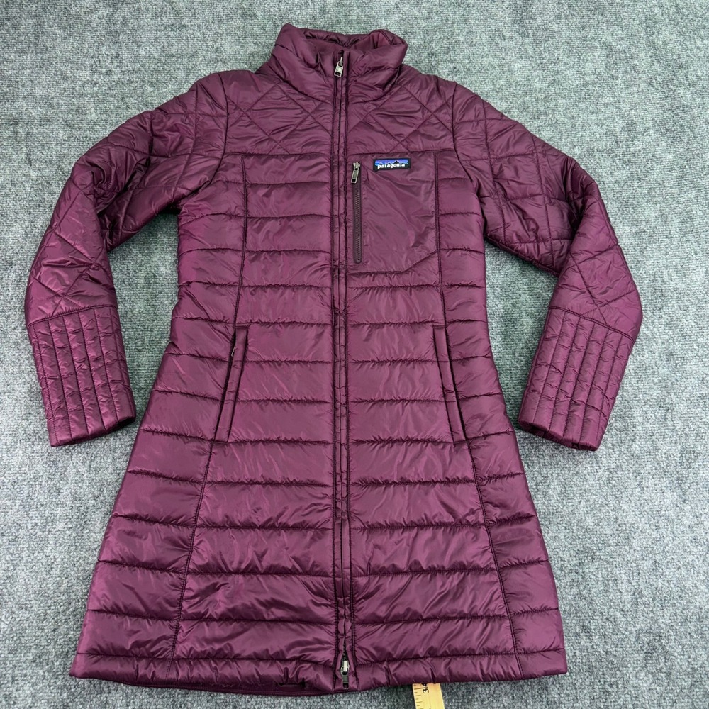 Patagonia Parka Womens XS Purple Radalie Quilted Insulated Recycled Nylon Jacket